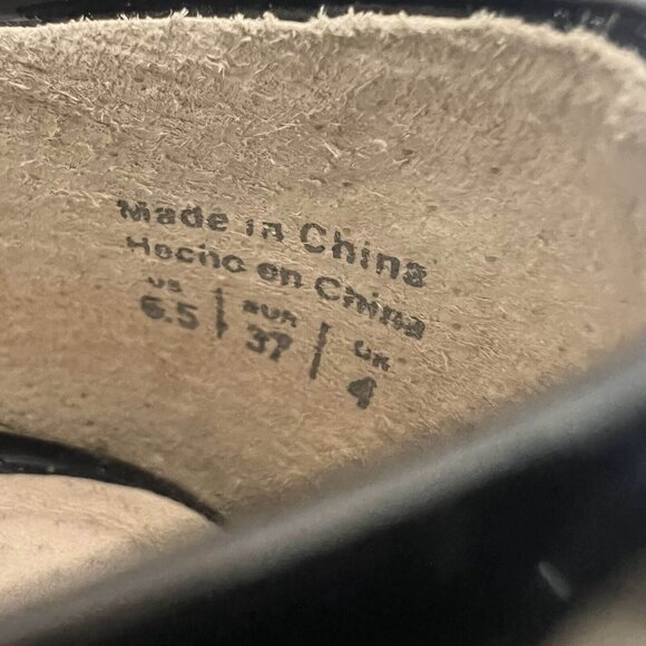 Aldo Pump Heels Womens Size 6.5 Black Platform Stiletto Patent Leather - Picture 7 of 10